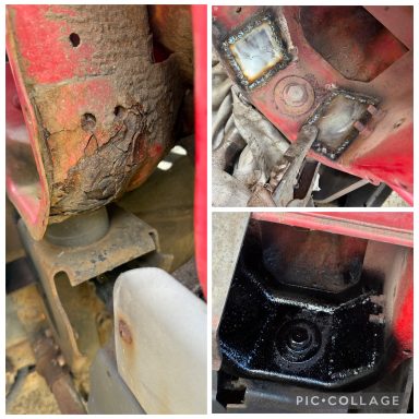 Nissan Tipper cab mounting repair Nissan Tipper Welding repair