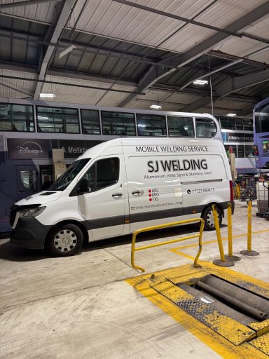 SJ Welding onsite Bus welding SJ Welding Kent Bus support